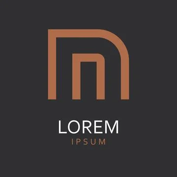 Letter N logo Stock Illustration