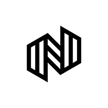 Letter N logo Stock Illustration