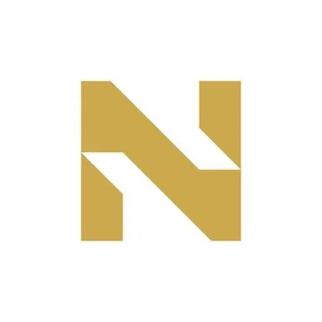 Letter N logo Stock Illustration