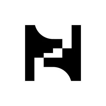 Letter N logo Stock Illustration