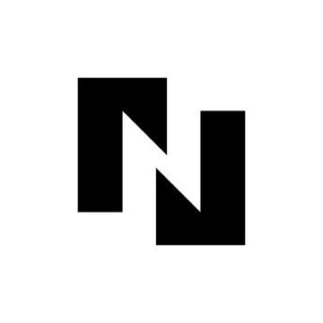 Letter N logo Stock Illustration