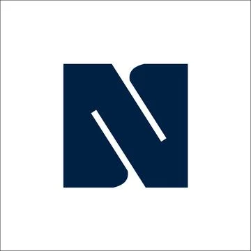 Letter N logo vector designs initials N logo Stock Illustration