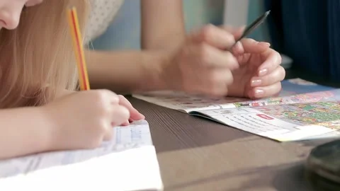 Letter in a notebook close up Stock Footage 157883284