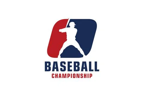 Letter O with Baseball Logo Design. Vector Design Template Elements for Spo.. Stock Illustration
