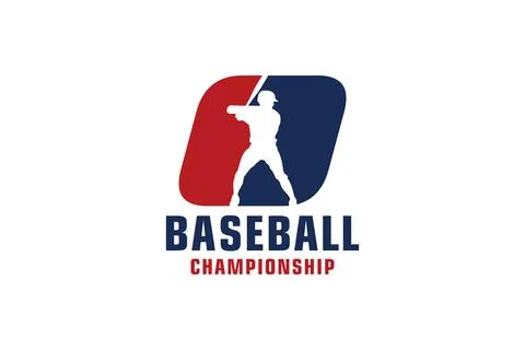 Letter O with Baseball Logo Design. Vector Design Template Elements for Spo.. イラスト素材