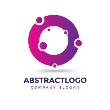 Letter O Dots Creative Logo Design Vector. O font modern and unique icon Stock Illustration