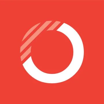 Letter o Illustrazione stock