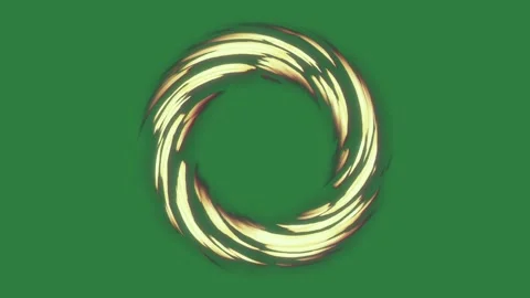 The letter o on it gold isolated on green screen background Stock Footage 336858312