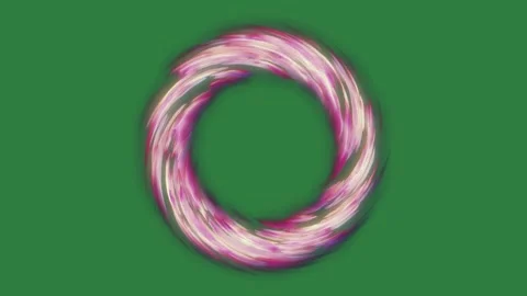 The letter o on it in motion isolated on green screen background Stock Footage 336858298