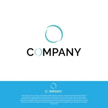 Letter O Logo Stock Illustration
