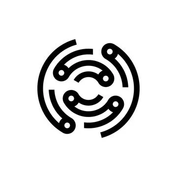 Letter O logo Stock Illustration