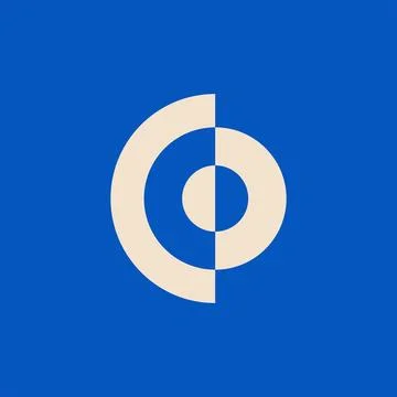 Letter O logo Stock Illustration