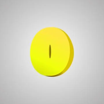 Letter O. Vector comic style font. EPS10 Stock Illustration