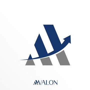 Letter A or triangle free logo vector stock. Arrow abstract design concept. Stock Illustration