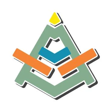 Letter A original design Stock Illustration