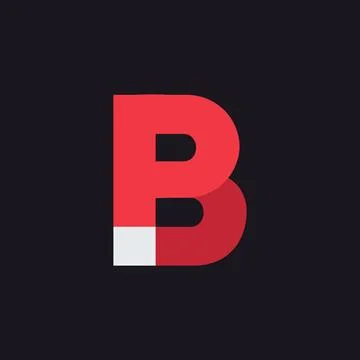 Letter P and B vector logo design template Stock Illustration