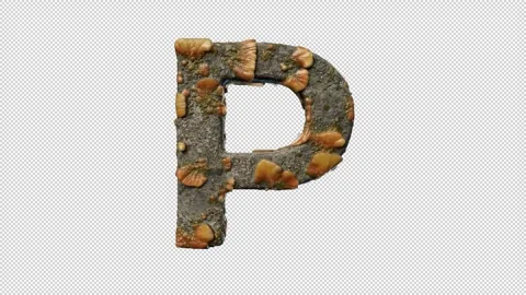 Letter P Stock Footage 306247476