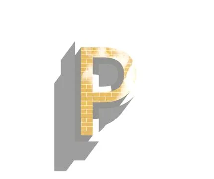 Letter P Stock Illustration