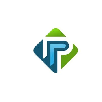 Letter P logo concept Stock Illustration