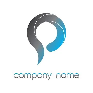 Letter P Logo Stock-Illustration
