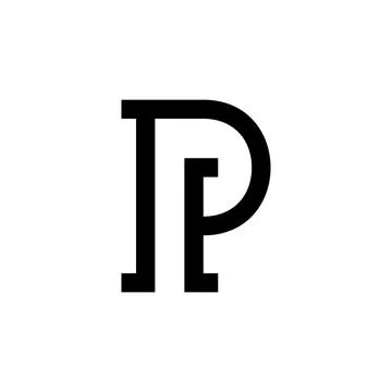Letter P logo Stock Illustration