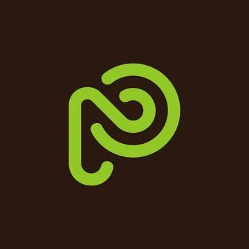 Letter P logo Stock Illustration