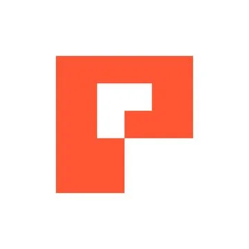 Letter P logo Stock Illustration