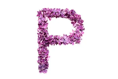 Letter P Foto stock