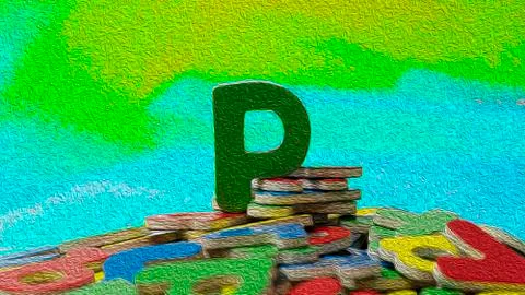 Letter P Stock Photos