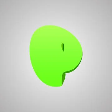 Letter P. Vector comic style font. EPS10 Illustrazione stock