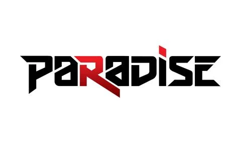 Letter paradise design vector symbol Stock Illustration