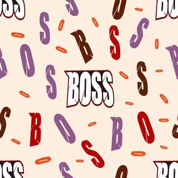 Letter pattern Stock Illustration