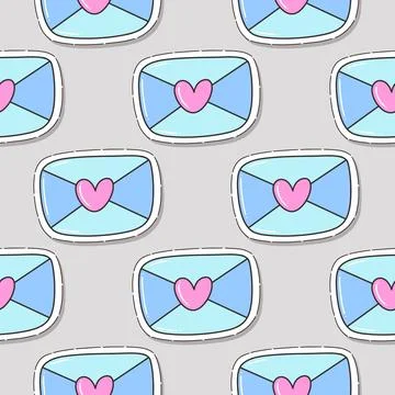 Letter pattern Stock Illustration