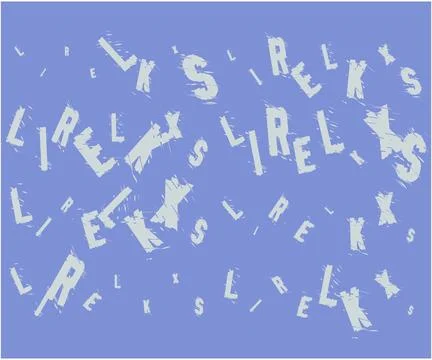 LETTER PATTERN PURPLE Stock Illustration