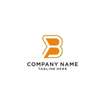 Letter PB BP Initial Logo Design Vector Template Illustration Illustrazione stock