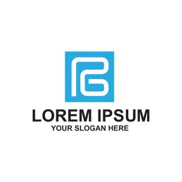 Letter PG logo Stock Illustration