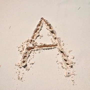 Letter a Fotos de archivo