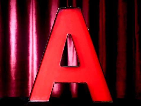Letter A Foto stock
