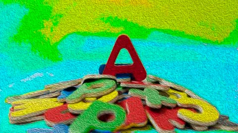 Letter A Stock Photos