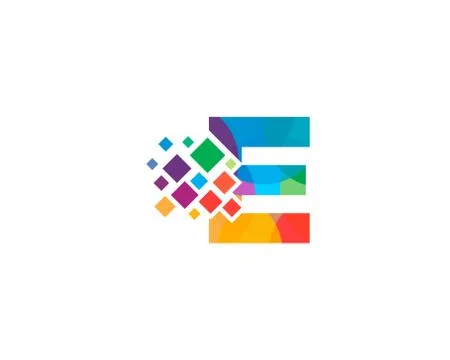 Letter Pixel Icon Logo Design Element (31) Free Stock Illustration