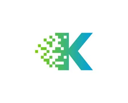 Letter Pixel Icon Logo Design Element (89) Free Stock Illustration