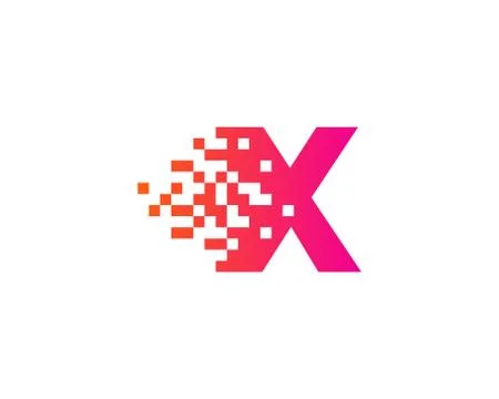 Letter Pixel Icon Logo Design Element (103) Free Stock Illustration