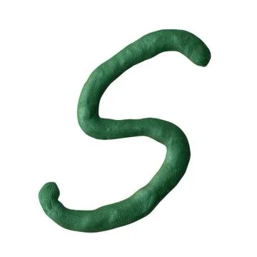 Letter from plasticine Stock Photos