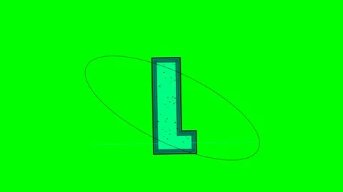 Letter Professional - Chroma Key Green Screen Footage Stock Footage 336898906