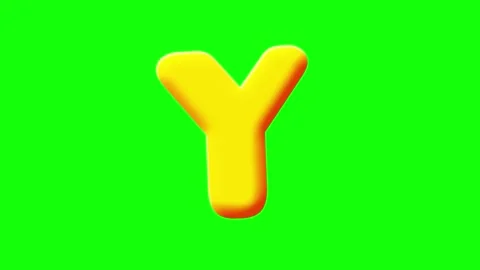 Letter Professional - Chroma Key Green Screen Footage Video stock 341587314