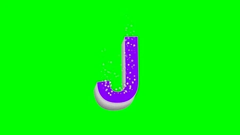 Letter Professional Isolated Green Screen Stock Video Stock Footage 336898996