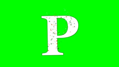 Letter Professional Isolated Green Screen Stock Video Stock Footage 336899125