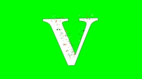 Letter Professional Isolated Green Screen Stock Video Stock Footage 336899141