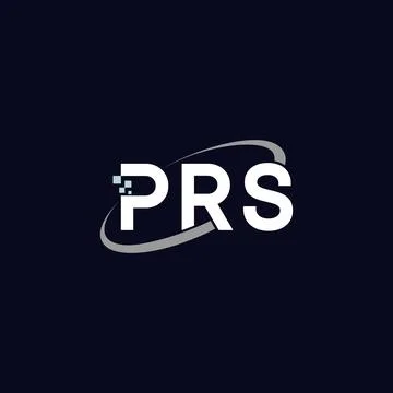 Letter PRS free logo vector stock. Ellipse abstract design concept. Stock Illustration