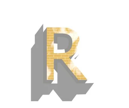 Letter R Stock Illustration